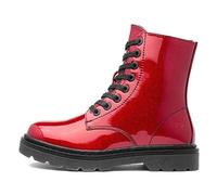 Heavenly Feet Justina Womens Red Glitter Boot - Size 4 UK - Red