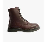Heavenly Feet JUSTINA2 Womens Lace Up Boots Burgundy - UK 6