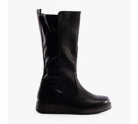 Heavenly Feet Luna Robyn Black Womens knee-high boots TB0004433-30 in a Plain Man-made in Size 5