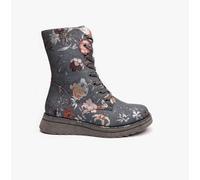Heavenly Feet MARTINA4 PRINT FANTASY Womens Ankle Boots Grey - UK 6