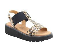 Heavenly Feet Mika Leopard Womens Sandals - 6 UK 39 EU