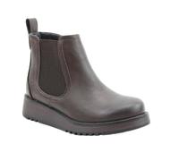 Heavenly Feet New Rolo 2 Ankle Boots Casual Stylish Vegan Leather Chelsea Boot With Side Zip and Wedge Heel (Chocolate, UK Footwear Size System, Adult, Women, Numeric, Medium, 7)