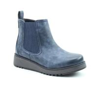 Heavenly Feet NEW ROLO2 Womens Chelsea Boots Navy