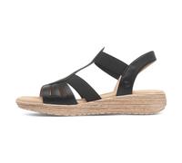 Heavenly Feet Sadie Womens Black Slip On Sandal - Size 4 UK - Black