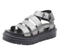 Heavenly Feet Saffron Womens Sandals Pewter Standard Fit 6
