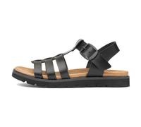 Heavenly Feet Saltwater Womens Black Sandals - Size 6 UK - Black