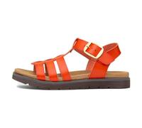 Heavenly Feet Saltwater Womens Orange Sandal - Size 4 UK - Orange