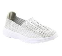 Heavenly Feet Slip On Casual Woven Trainer Lightweight Summer Beach Sports Shoes (Grey, UK Footwear Size System, Adult, Women, Numeric, Medium, 3)