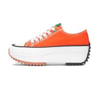 Heavenly Feet Strata Womens Orange Platform Canvas - Size 6 - Orange
