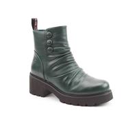 Heavenly Feet Sultan Dark Green Womens ankle boots AB0005244-90