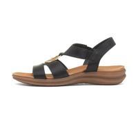 Heavenly Feet Trace Womens Black Slip On Sandal - Size 4 - Black