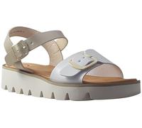 Heavenly Feet Trudy Gold/White Womens Sandals 5 UK