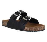 Heavenly Feet Womens Harmony Sandals (Black, Numeric_8)