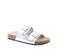 Heavenly Feet Womens Harmony2 Silver Sandals UK3-7 (Silver, UK Footwear Size System, Adult, Women, Numeric, Medium, 4)
