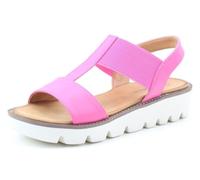 Heavenly Feet Womens Ritz Platform Vegan Sandals (Hot Pink, UK Footwear Size System, Adult, Women, Numeric, Medium, 6)