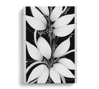 Heavenly Flowers Canvas Print | Gallery Wrapped 30mm Frame Wall Art | 30x20 inches | Ready to Hang | Modern Floral Picture | Living Room Bedroom Lounge Office