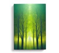 Heavenly Forest Canvas Print | Gallery Wrapped 30mm Frame Wall Art | 30x20 inches | Ready to Hang | Modern Landscape Picture | Living Room Bedroom Lounge Office