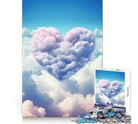 Heavenly Heart Adult Jigsaw Puzzle1000 Pieces Cognitive Train Indoor Fun Pattern Build (38x52cm)