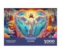 Heavenly JesusLegendary Jigsaw Puzzles for Adults Presenting 1000 Advanced ‘Impossible-to-Hard’ Difficulty Challenging Puzzle Educational Games for Both Women And Men - These Legendary Jigsaw Puzzles