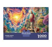 Heavenly Journey Adult Jigsaws, Stairway to Fantasy Sky Eco-Friendly Paper, Educational Game Challenge, Wall Decoration & Gifts, Housewarming Gift Puzzle 38x26cm/1000pcs