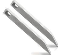 Heavenly Metals EDC Pry Bar 2 Pack - Heavy Duty Mini Titanium Keychain Prybar - Mighty Miniature Portable Multitool, Screwdriver, Bottle Opener, & Box Opener