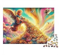Heavenly Staircase 300 Piece Cartoon Style Jigsaw Puzzle for Adults Fun Decoration Toy Intellectual Game Stress Relief Education Game Relaxation And Intelligence (300pcs (40x28cm))