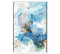 Heavenly Stream I - Ira Colmeva Canvas Print Blue Wall Decor by Art Remedy, White Frame, 20 x 30