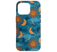 Heavenly Sun Moon & Stars 90s Witch Whimsigoth Aesthetics Case for iPhone 16 Pro