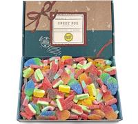 Heavenly Sweets | Pick and Mix Sweets Gift Box Fizzy Hamper | Premium 850g Sour Gummy Retro Candy | Birthday Party Christmas Stocking Filler Assortment | Pick & Mix Treats Selection Kids Adults