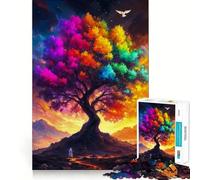 Heavenly Tree Jigsaw for Teenagers1000 Pieces DownTime Game Firm Edge Real Challenge Festive Gift (38x52cm)