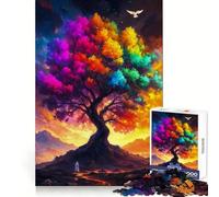 Heavenly Tree Jigsaw Puzzles for Adults1000 Piece Brain Teaser Precise Cut Family Pastime (38x26cm)