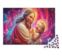 Heavenly Vision 1000 Piece Jigsaw Puzzles for Adults， Puzzle 1000 Pieces Divine Embrace Impossible Challenge Toy Educational Game Home Decoration 70x50cm/1000pcs