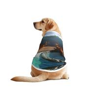 Heaven's Gate Dog Shirt Vest Dog Clothes- Breathable Cooling for Big Dogs, Sun Protection Comfort Wear for Golden Retriever, Husky, Alaska Outdoor Activities 3X-Large