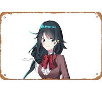 Heaven's Lost Property, Hiyori Kazane Anime Poster Home Wall Art Decoration Retro Metal Tin Sign 8x12 inch