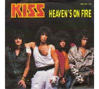 heaven's on fire / lonely is the hunter 45 rpm single