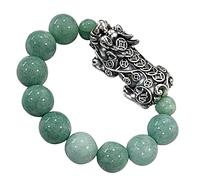 Heavens Tvcz Thai Bracelet Women Jade Good Luck Jewelry with Feng Shui Silver 99.9% Color Gold Bracelets Xiu Pi Yao Chinese Dragon Gemstone