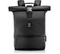 HEAVER® Rolltop Backpack for Men and Women, Backpack with Laptop Compartment, Plain Backpack, Women's Rolling Backpack, Casual Daypacks, Women's Laptop Backpack, Water-Repellent, Waterproof Backpack,