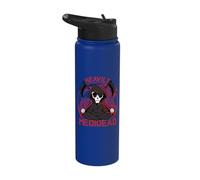 Heavily Medidead Yoga Grim Reaper Two Scythe Stainless Steel Insulated Water Bottle