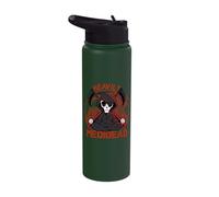 Heavily Medidead Yoga Grim Reaper Two Scythe Stainless Steel Insulated Water Bottle