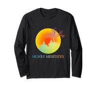 Heavily Meditated Buddhism Zen Lover Yoga Meditation Long Sleeve T-Shirt