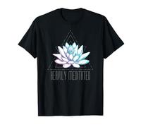 Heavily Meditated Minimalist Lotus Meditation T-Shirt