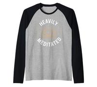 Heavily Meditated Spiritual Yoga Raglan Baseball Tee