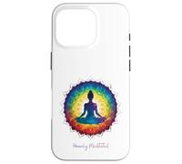 Heavily Meditated Yoga Inspirational Peaceful Zen Case for iPhone 16 Pro