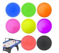 Heavy Air Hockey Pucks Small Air Hockey Records | 8x Hockey Discs at Casa Ronda Multicolor - Brilliant Sports Game, Replacement Accessories for Kids and Adults