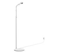 Heavy Baby Monitor Stand Adjustable Gooseneck Stand, White, Flexible Arm with Temperature and Humidity Display Upgraded Floor Stand, Compatible with Nanit Pro/Plus/Original Camera,