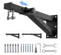 Heavy Bag Hanger - Wall Mount Punching Bag Hanger, Adjustable Heavy-Duty Boxing Bag Wall Bracket, Punching Bag Mount Stand for Home or Gym, for Kickboxing Bag, Muay Thai Bag,Etc (Supports up to 500Ib)