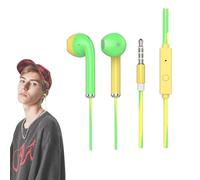 Heavy Bass Headphones - Wired Headphones | Stereo Earphones, Noise Cancelling Headphones, Wired Earbuds, Built-in Speaker, Sports Earphones for Computer, Laptops,