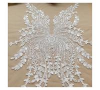 Heavy Beading Sequins Embroidery High Custom Wedding Lace Embroidery AB Models Set Accessories (AB)