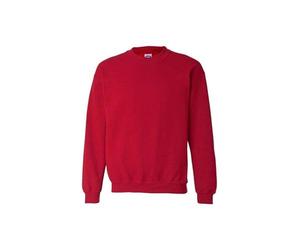 Heavy Blend 8 oz. 50/50 Fleece Crew (G180), Antique Cherry Red, S