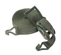 Heavy Cargo Lashing Straps Belts, Ratchet Tie Down Straps With J Hooks Green 3.3-82ft(5m/16.4ft)